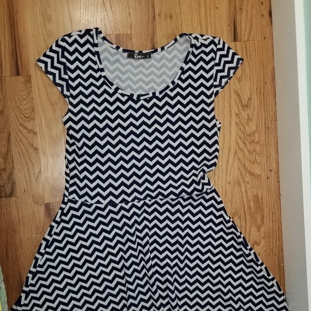 Vintage Zig Zag Dress